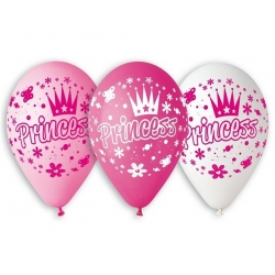 Balony różowe Księżniczka Princess 30 cm